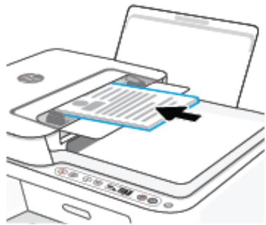 HP DESKJET 4120E - Charger un original dans le bac d'alimentation - 4