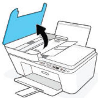 HP DESKJET 4120E - Élimination d'un bourrage papier à partir de la porte d'accès des cartouches - 4