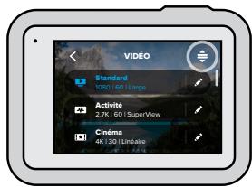 GOPRO HERO8 - SUPPRESSION DE VOTRE PRÉRÉGLAGE - 1