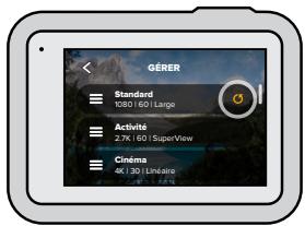 GOPRO HERO8 - RESTAURATION DES PRÉRÉGLAGES PAR DÉFAUT - 2