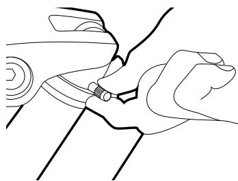 MOUSTACHE DIMANCHE - Pour ajouter ou enlever de l'air à votre amortisseur : - 1