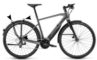 MOUSTACHE DIMANCHE - Fixation points for luggage racks : - 2