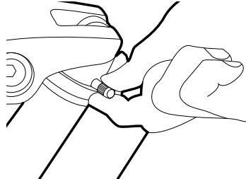 MOUSTACHE DIMANCHE - Para ajustar el nivel de aire del amortiguidor: - 1