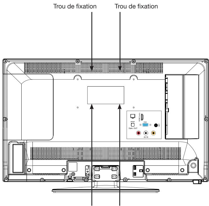 ESSENTIELB KEA 32WH/I - installation d'un support mural - 1