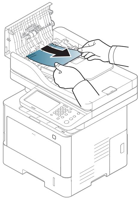 SAMSUNG SL-M4080FX - Original paper jam in front of scanner - 3