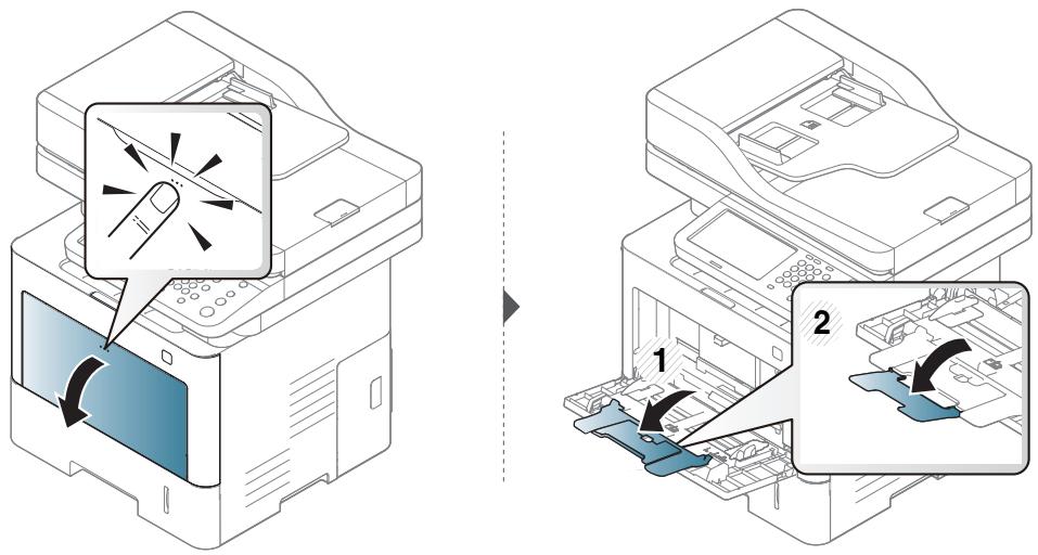 SAMSUNG SL-M4080FX - Tips on using the multi-purpose tray - 1
