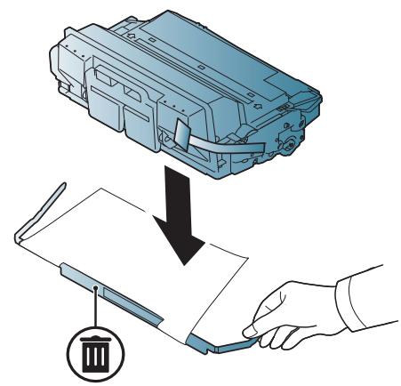 SAMSUNG SL-M4080FX - Replacing the toner cartridge - 4