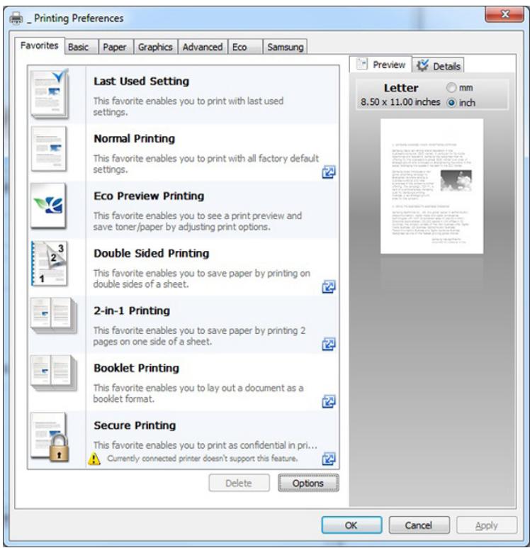 SAMSUNG SL-M4080FX - Opening printing preferences - 3