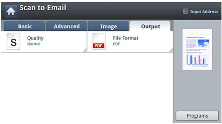SAMSUNG SL-M4080FX - Output tab - 1