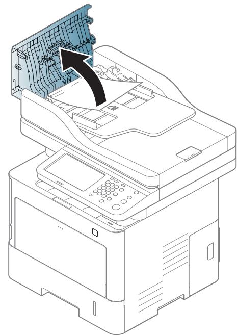 SAMSUNG SL-M4080FX - Original paper jam in front of scanner - 2