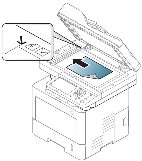 SAMSUNG SL-M4080FX - On the scanner glass - 2