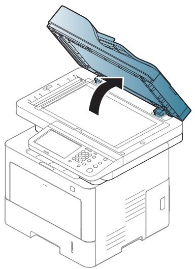 SAMSUNG SL-M4080FX - On the scanner glass - 1