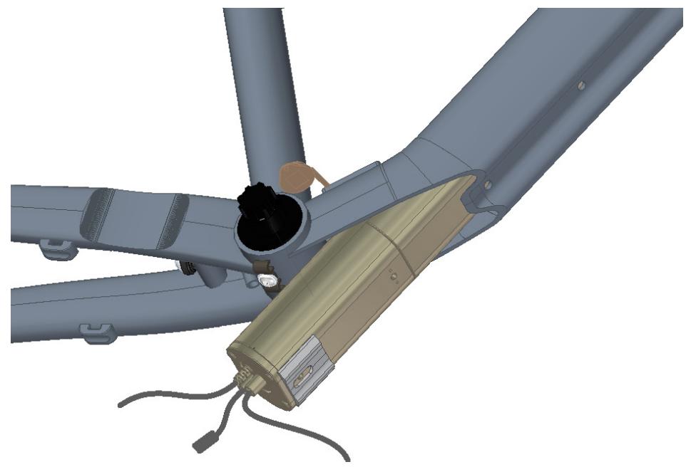ORBEA GAIN D30 - BATTERY PLACEMENT IN THE FRAME - 1