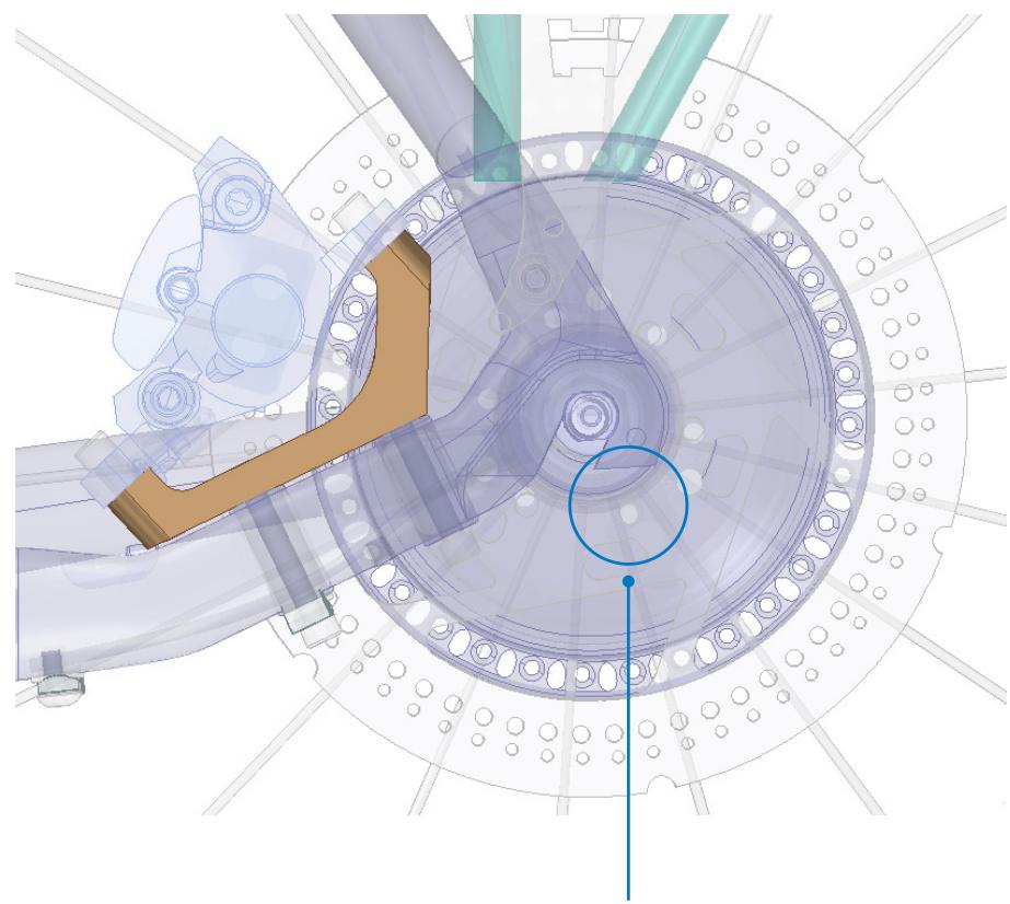 ORBEA GAIN D30 - FLAT MOUNT-POST MOUNT / REAR DISC INSTALLATION - 2