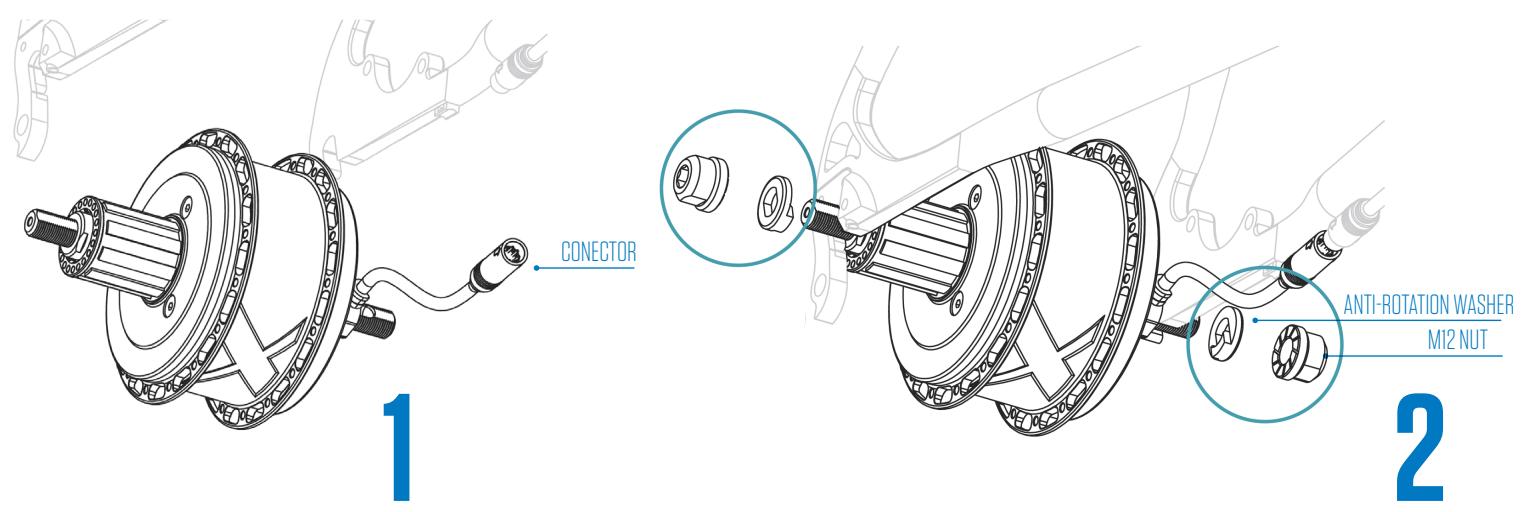 ORBEA GAIN D30 - REAR WHEEL ASSEMBLY / DISMANTLING - 1