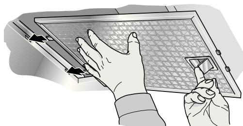 NEFF D99L11N0 - Dépose et incorporation des filtres métalliques àGRAISSE - 1