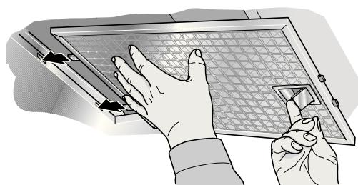 NEFF D99L11N0 - Metalen vetfilters demonteren en monteren - 1