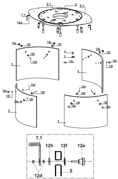 FABER VERTIGO - FITTING THE GLASS - NEST MODEL - 1