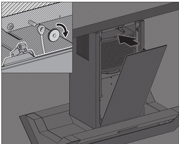 BERBEL BKH 110 GL2 - Installation du panneau frontal - 1