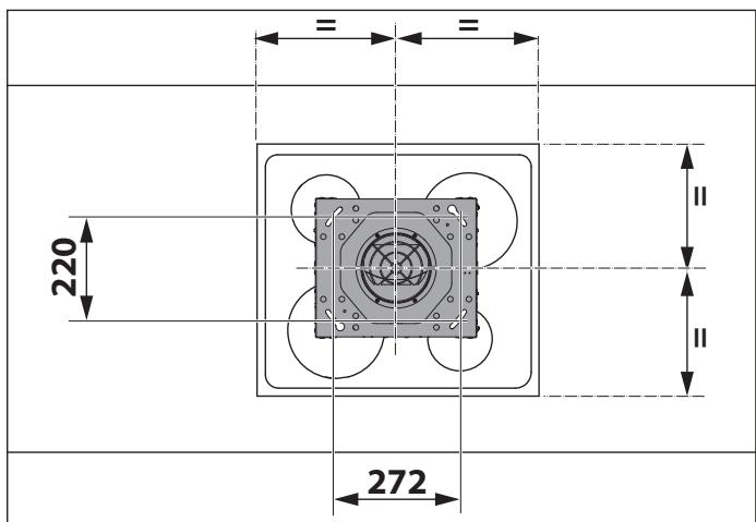 BERBEL BKH 110 GL2 - Distance de sécurité (x): - 1