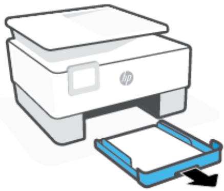 HP OFFICEJET PRO 8015E - Pour éliminer un bourrage papier dans le bac d'entrée - 2