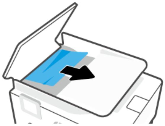 HP OFFICEJET PRO 8015E - Pour éliminer un bourrage papier dans le chargeur de documents - 2