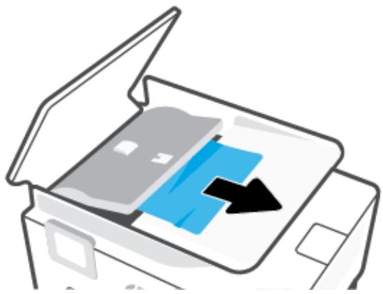 HP OFFICEJET PRO 8015E - Pour éliminer un bourrage papier dans le chargeur de documents - 4