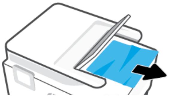 HP OFFICEJET PRO 8015E - Pour éliminer un bourrage papier dans le chargeur de documents - 8