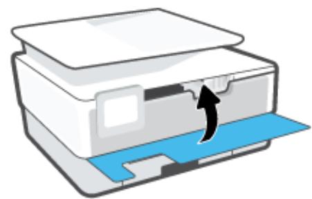 HP OFFICEJET PRO 8015E - Pour éliminer un bourrage papier au niveau de la zone d'impression - 8