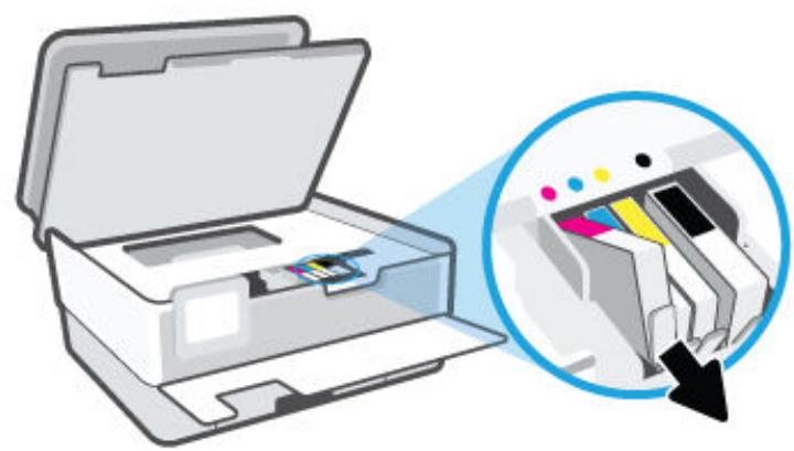 HP OFFICEJET PRO 8015E - Pour remplacer les cartouches - 5