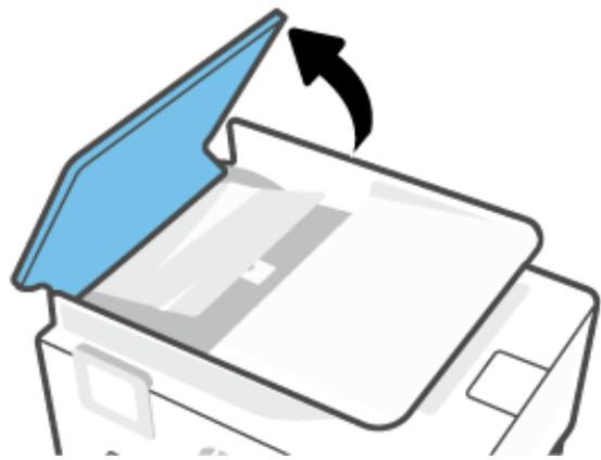 HP OFFICEJET PRO 8015E - Pour éliminer un bourrage papier dans le chargeur de documents - 1