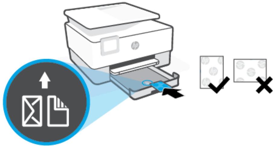 HP OFFICEJET PRO 8015E - Pour charger des cartes et du papier photo - 4