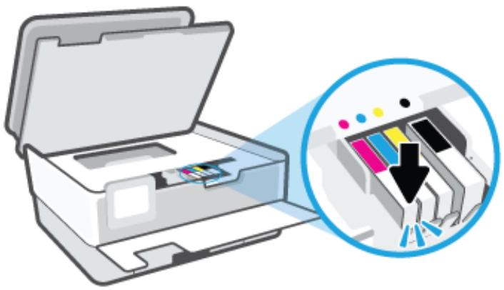 HP OFFICEJET PRO 8015E - Pour remplacer les cartouches - 8