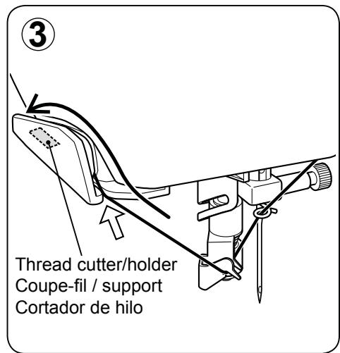 Thread cutter/holder Coupe-fil / support Cortador de hilo