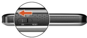 MIO M300 - Turning on and off - 2
