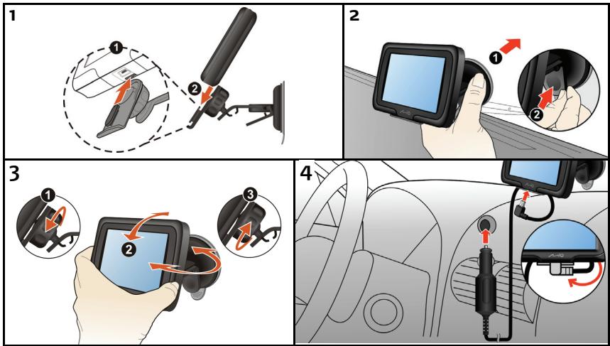 MIO M300 - Instalação do Moov M300 no seu veículo - 1