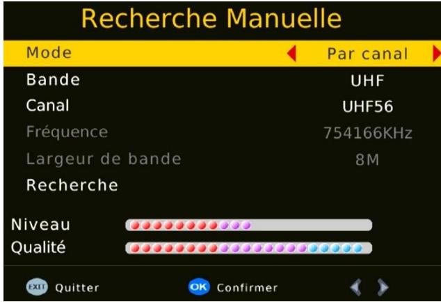 CGV DV3 - Menu Recherche Manuelle - 1