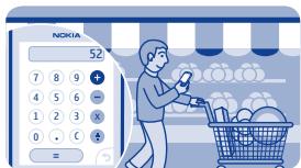 NOKIA ASHA 309 - Use the calculator - 1