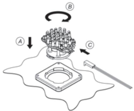NOVY VISION 7859 - Mounting the new LED spotlight: - 1