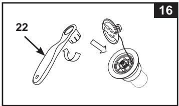 INTEX PURESPA CARBONE - Fixation de la valve du spa - 1