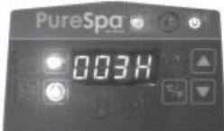 INTEX PURESPA CARBONE - Définir le temps de fonctionnement du système de désinfection : - 1