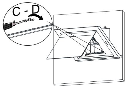 SILVERLINE 3265 - Fixation des vis suspendues : - 1