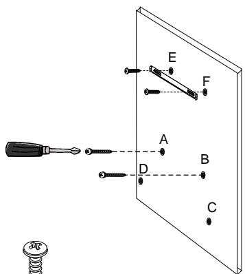 SILVERLINE 3265 - Vis de fixation de la cheminée ; - 1