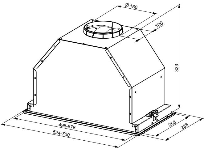 FRANKE BOX FBI 532H XS - Platzbedarf - 1