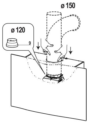 FABER VEIL TIBETAN - AIR OUTLET - DUCTING VERSION - 1