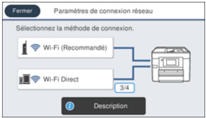 EPSON WF-7840 - Connexion d'un appareil mobile - 1