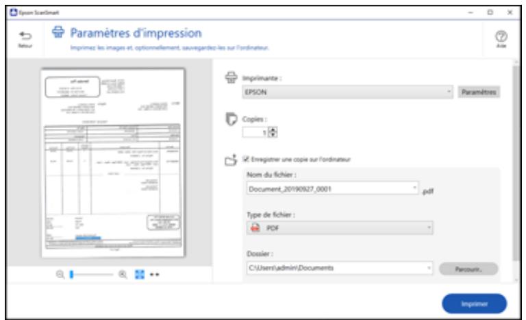 EPSON WF-7840 - Envoi d'une numérisation vers un service en nuage - 2
