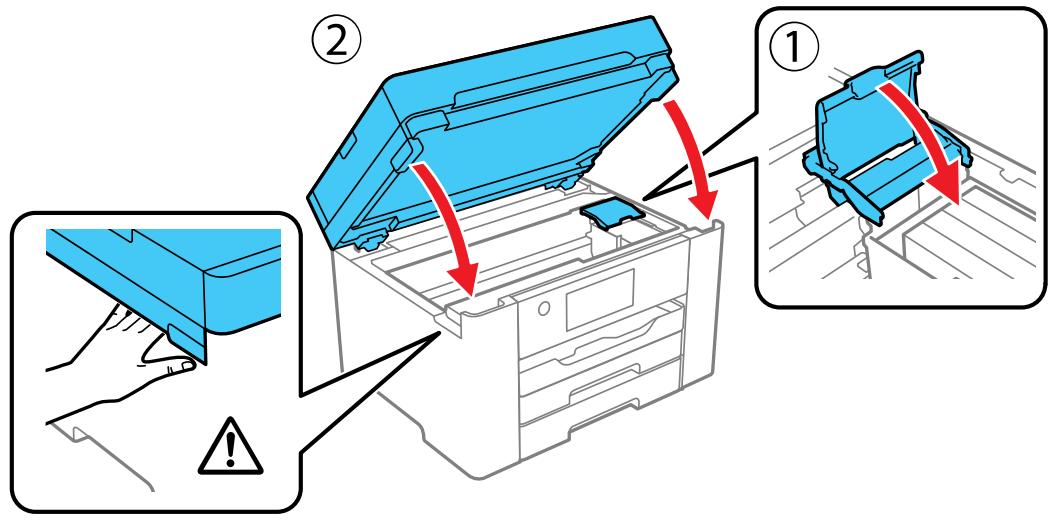EPSON WF-7840 - Retrait et installation de cartouches d'encre - 6
