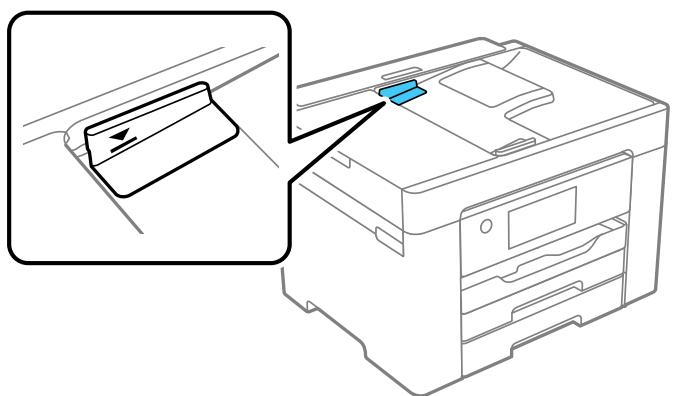 EPSON WF-7840 - Positionnement des originaux dans le chargeur automatique de documents - 4