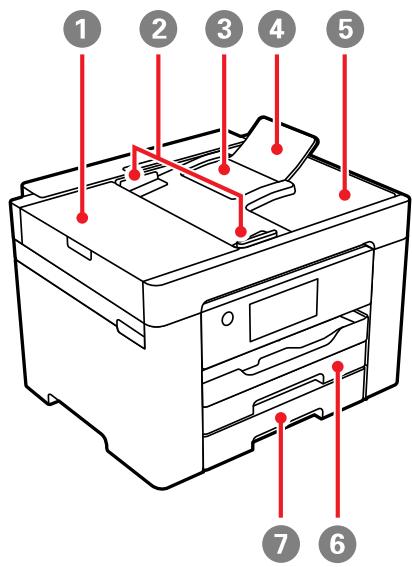 EPSON WF-7840 - Pièces du produit - avant - 1
